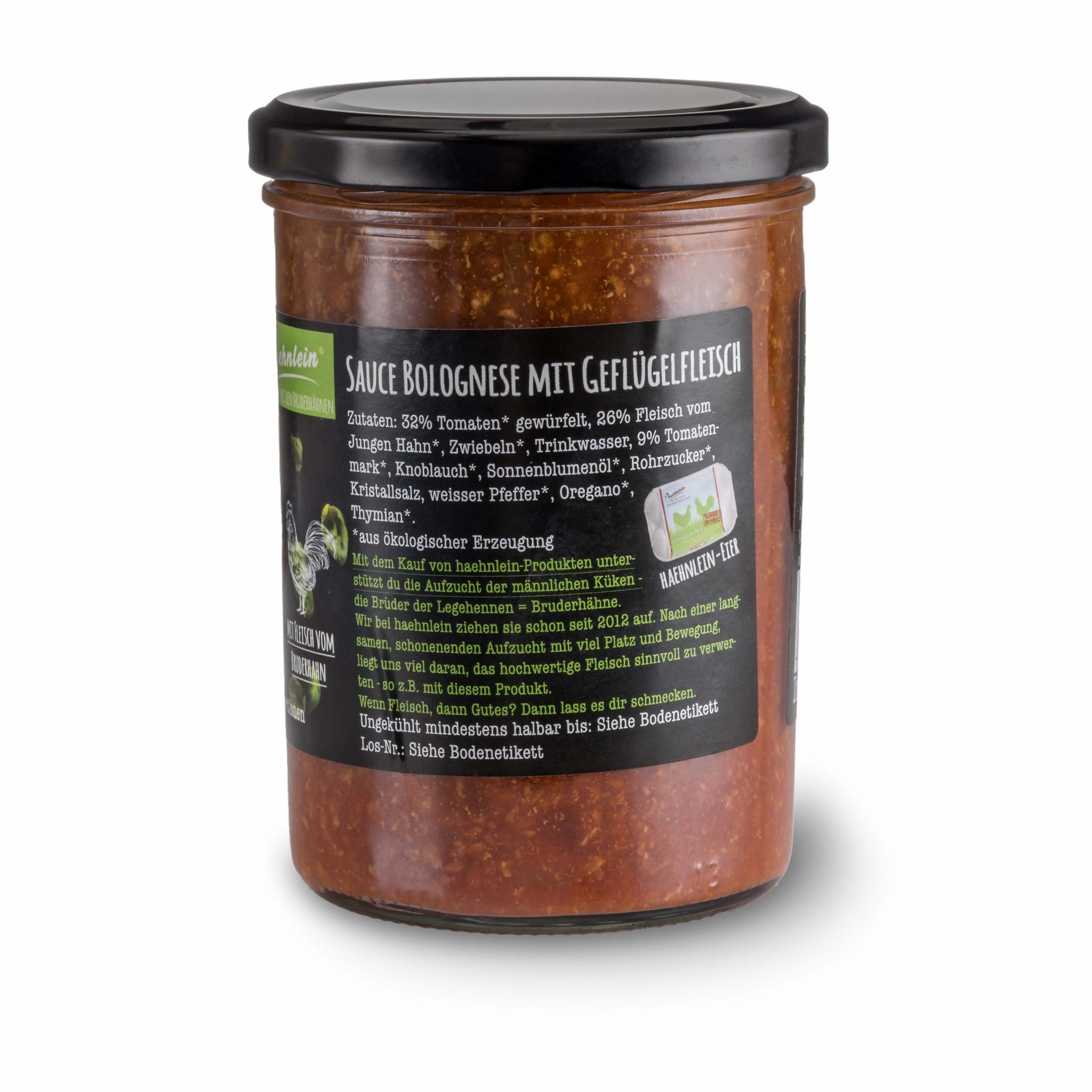 Geflügel Bolognese Sauce kaufen 360ml | haehnlein Shop